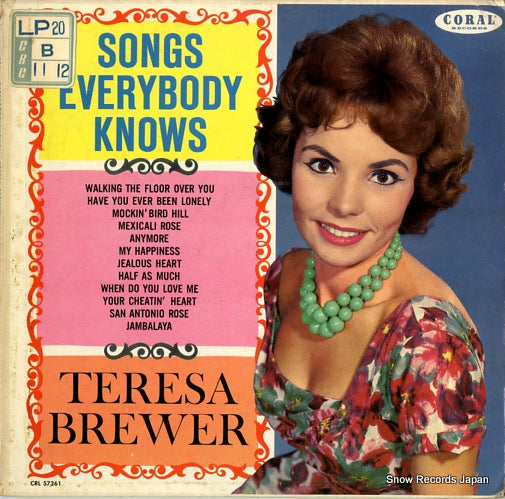 BREWER, TERESA songs everybody knows CRL57361