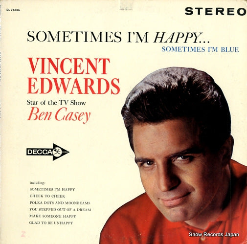 EDWARDS, VINCENT sometimes i'm happy... sometimes i'm blue DL74336