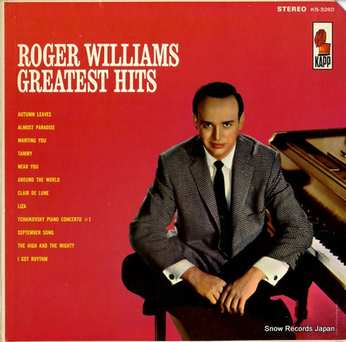 WILLIAMS, ROGER greatest hits KS-3260