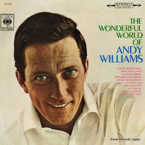 WILLIAMS, ANDY the wonderful world of andy williams YS-338