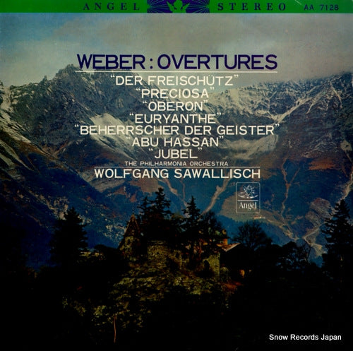SAWALLISCH, WOLFGANG weber; overtures AA7128
