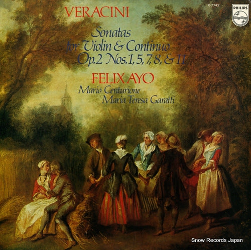 AYO, FELIX veracini; sonatas for violin & continuo X-7742