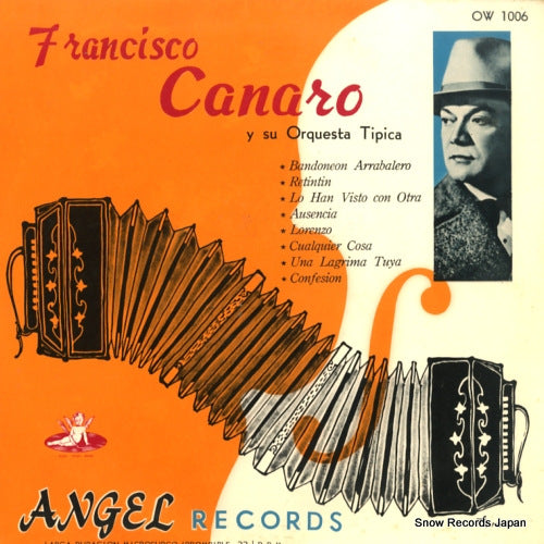 CANARO, FRANCISCO francisco canaro y su orquesta tipica OW1006