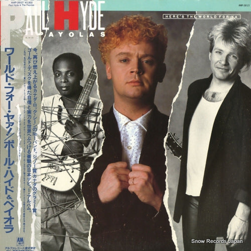 HYDE, PAUL AND THE PAYOLAS here's the world for ya AMP-28127