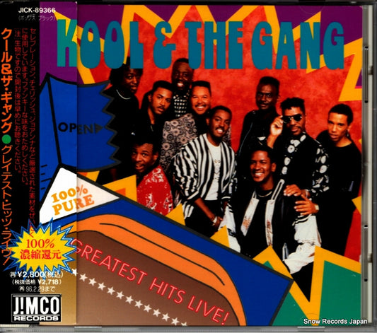 KOOL AND THE GANG greatest hits live JICK-89366