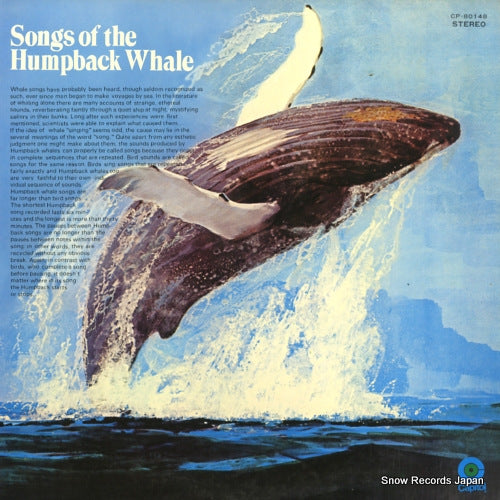 DOCUMENTARY songs of the humpback whale CP-80148