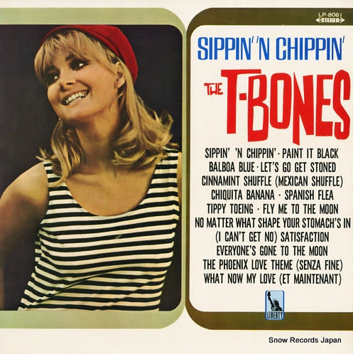 T-BONES, THE sippin' 'n chippin' LP-8061
