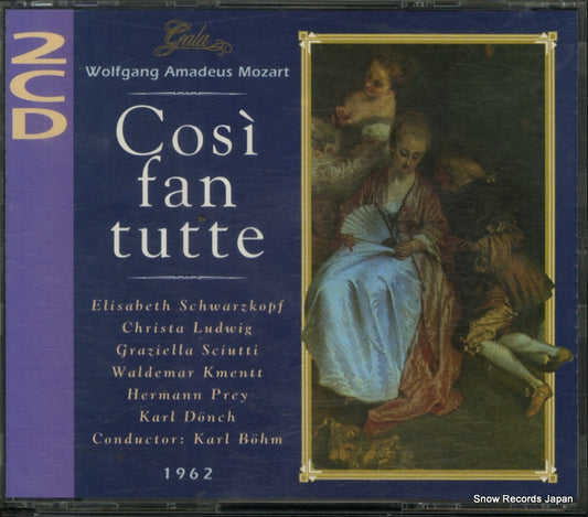 BOHM, KARL mozart; cosi fan tutte GL100.503