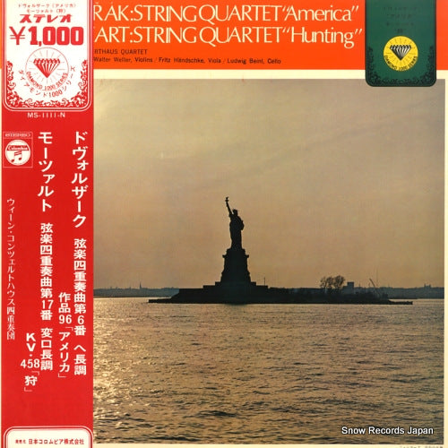 WIENER KONZERTHAUS QUARTETT dvorak; string quartet "america" MS-1111-N