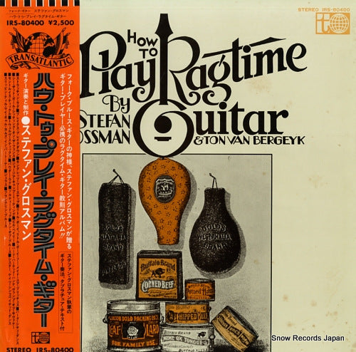 GROSSMAN, STEFAN how to play ragtime guitar IRS-80400