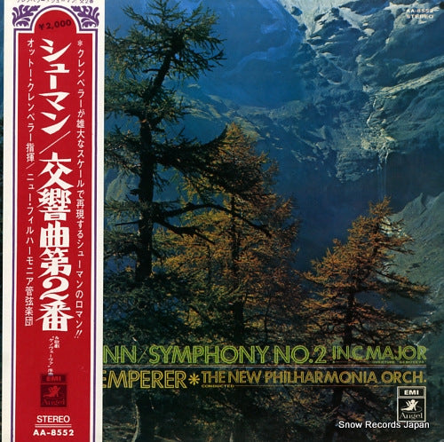 KLEMPERER, OTTO schumann; symphony no.2 in c major/overture "genoveva" AA-8552