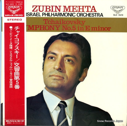 MEHTA, ZUBIN tchaikovsky; symphony no.5 in e minor SLC1829