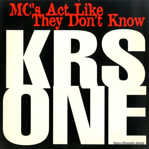 KRS-ONE mc's act like they don't know JIVET384