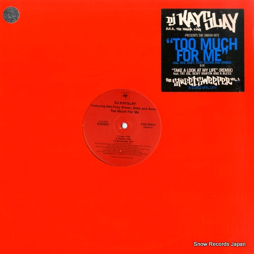 DJ KAYSLAY too much for me / take a look at my life (remix) CAS58541