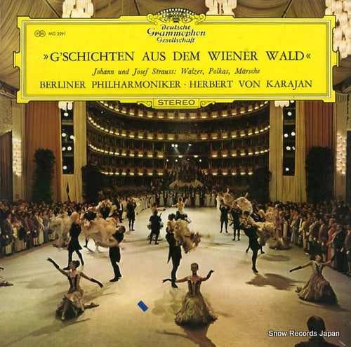 KARAJAN, HERBERT VON g'schichten aus dem wiener wald MG2291