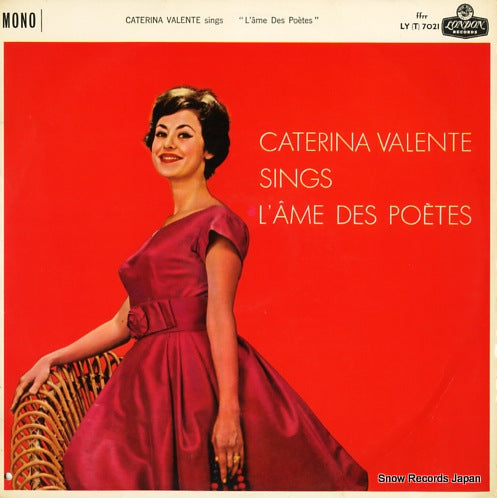 VALENTE, CATERINA sings l'ame des poetes LY(T)7021
