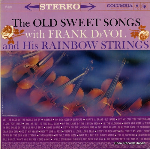 DE VOL, FRANK the old sweet songs CS8209