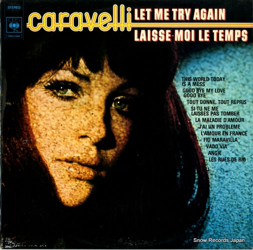 CARAVELLI laisse moi le temps CBS65898