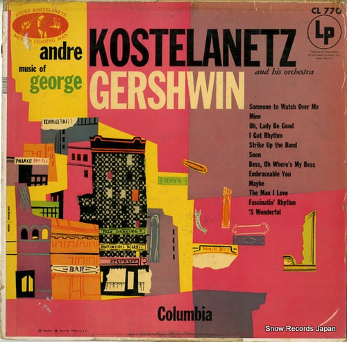 KOSTELANETZ, ANDRE music of george gershwin CL770