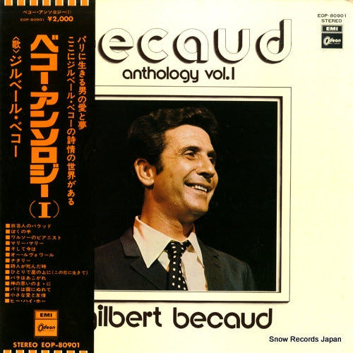 BECAUD, GILBERT becaud anthology vol.1 EOP-80901