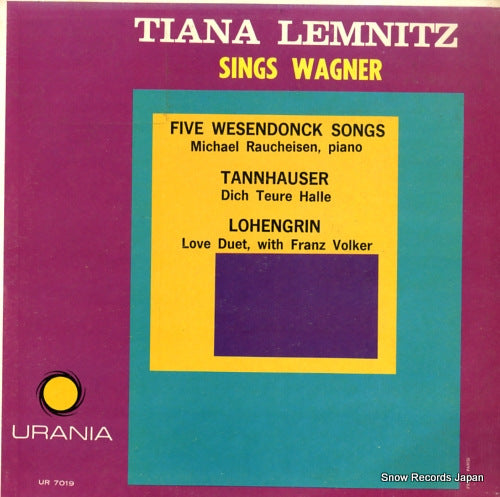 LEMNITZ, TIANA sings wagner UR7019
