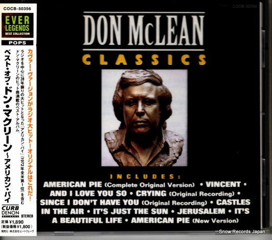 MCLEAN, DON classics COCB-50356