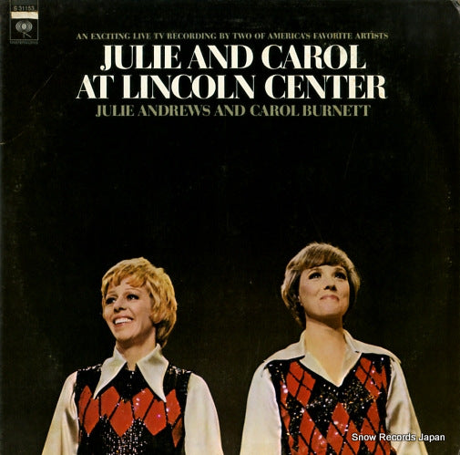 ANDREWS, JULIE, AND CAROL BURNETT julieand carol at lincoln center S31153