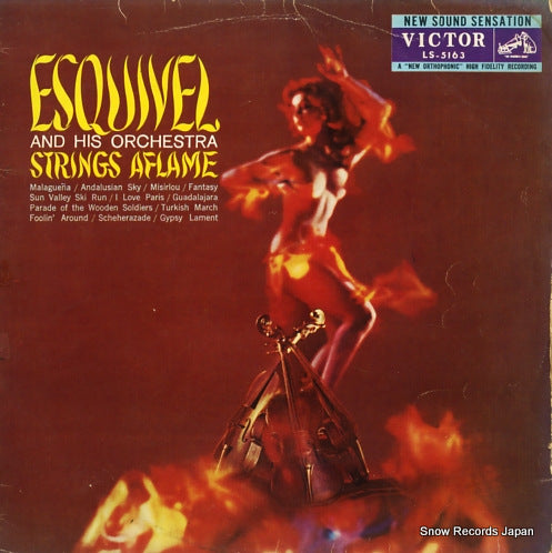 ESQUIVEL AND HIS ORCGESTRA strings aflame LS-5163