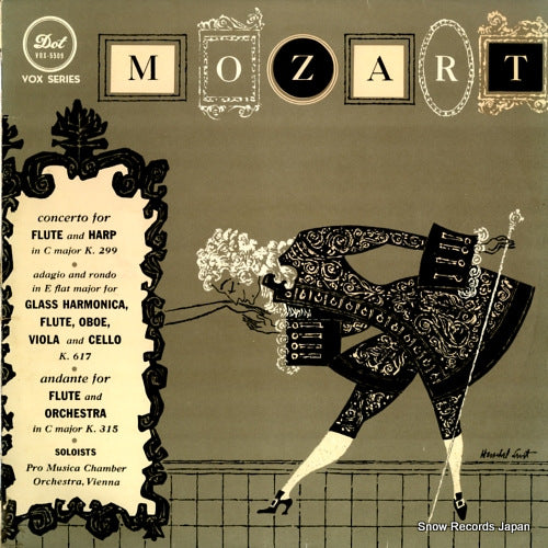 WANAUSEK, KAMILLO mozart; concerto for flute and harp VOX-5509