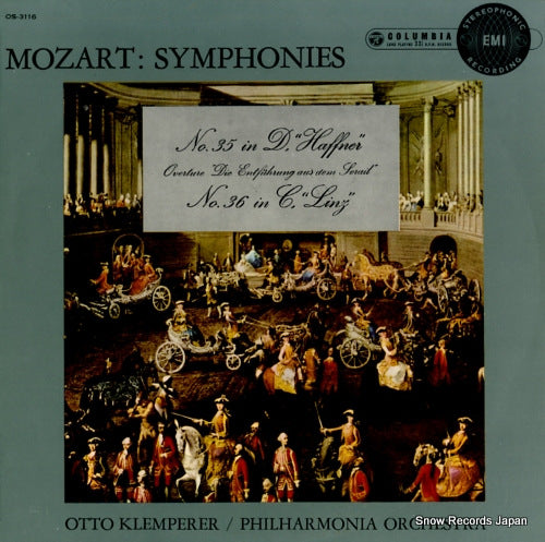 KLEMPERER, OTTO mozart; symphonies no.35 "haffner" & 36 "linz" OS-3116