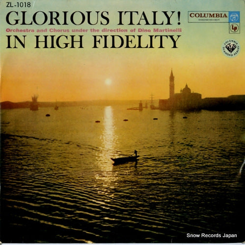 MARTINELLI, DINO, AND HIS ORCHESTRA glorious italy! ZL-1018