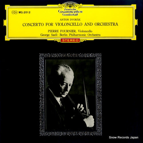 FOURNIER, PIERRE dvorak; concerto for violoncello and orchestra MG-2012