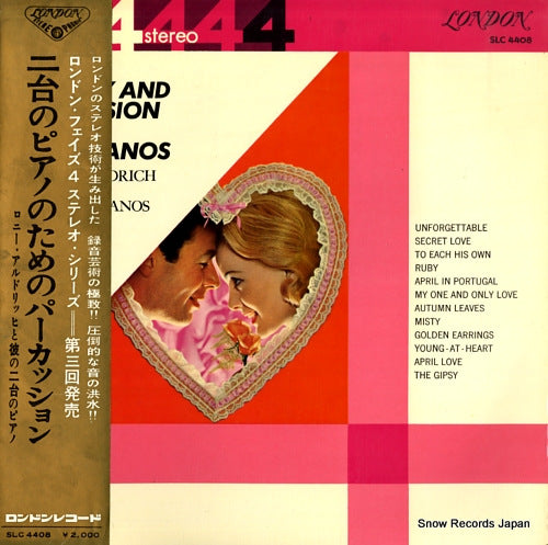 ALDRICH, RONNIE melody and percussion for two pianos SLC4408