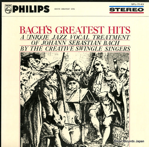 SWINGLE SINGERS, THE jazz sebastian bach / bach's greatest hits SFL-7143