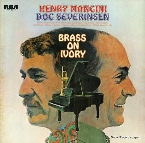 MANCINI, HENRY, AND DOC SEVERINSEN brass on ivory RCA-5010