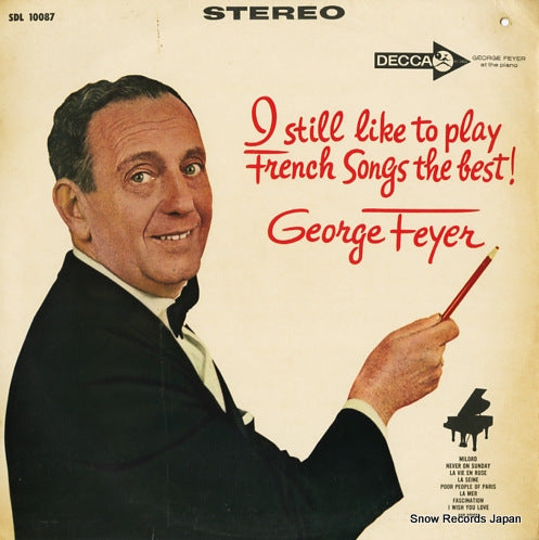 FEYER, GEORGE i still like to play french songs the best SDL10087