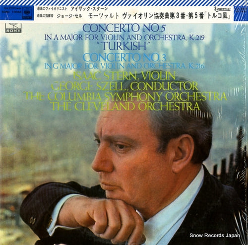 STERN, ISAAC mozart; concerto no.5 "turkish"/concerto no.3 SONC10084