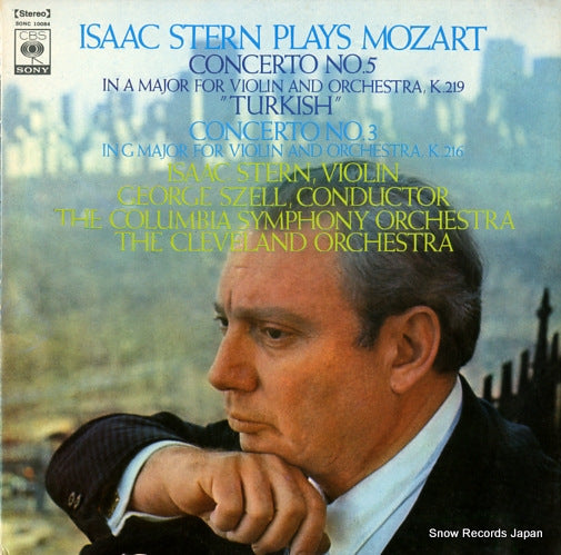 STERN, ISAAC mozart; concerto no.5 "turkish"/concerto no.3 SONC10084