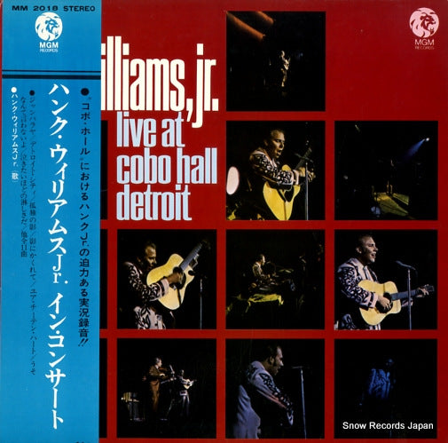 WILLIAMS, HANK, JR. live at cobo hall MM2018
