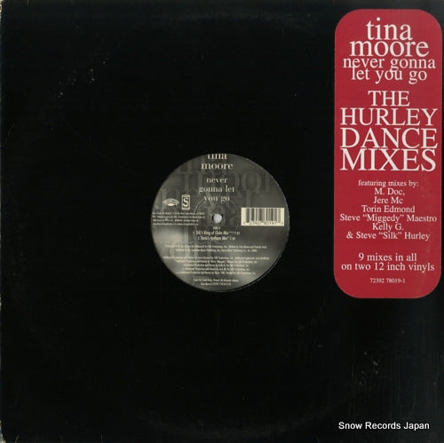 MOORE, TINA never gonna let you go (the hurley dance mixes) 7239278019-1