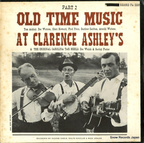 V/A old time music at clarence ashley's part 2 FA2359