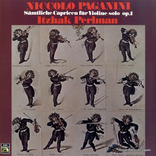 PERLMAN, ITZHAK paganini; samtliche capricen fur violine solo op.1 1C0651022641