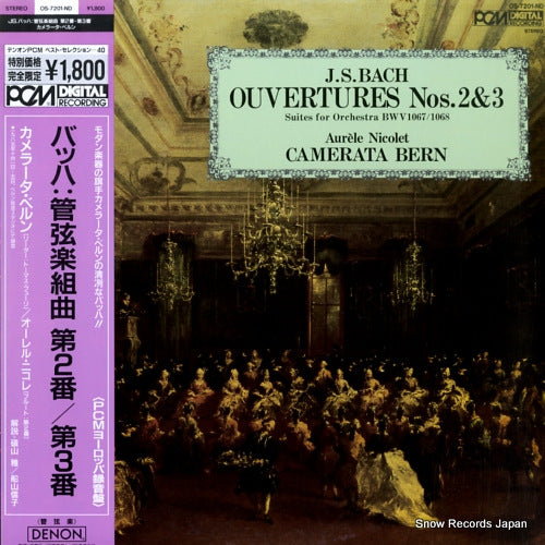 CAMERATA BERN bach; ouvertures nos.2 & 3 OS-7201-ND