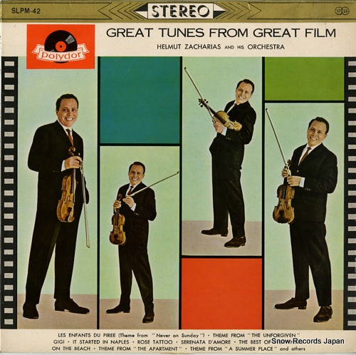 ZACHARIAS, HELMUT great tunes from great film SLPM-42