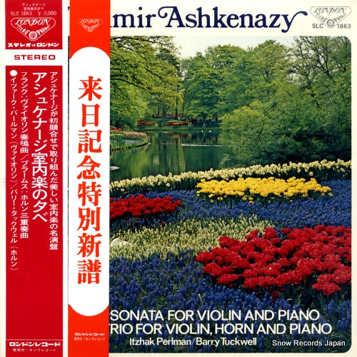ASHKENAZY, VLADIMIR franck; sonata for violin and piano SLC1863