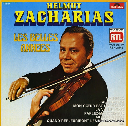 ZACHARIAS, HELMUT les belles annees 2475727