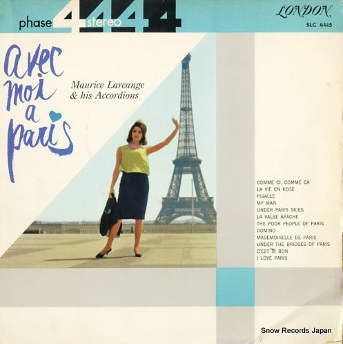 LARCANGE, MAURICE avec moi a paris SLC4415