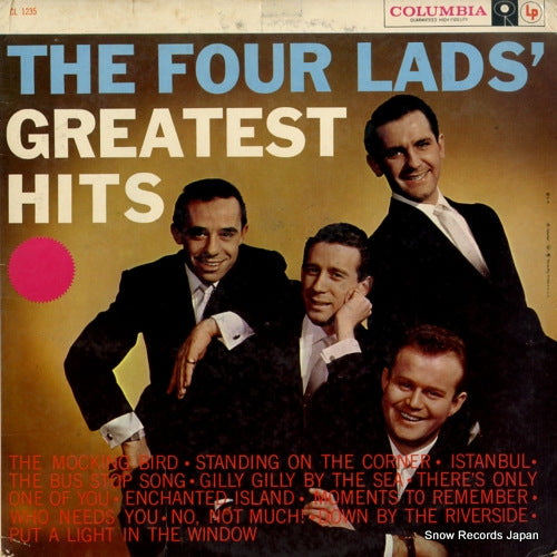 FOUR LADS, THE greatest hits CL1235