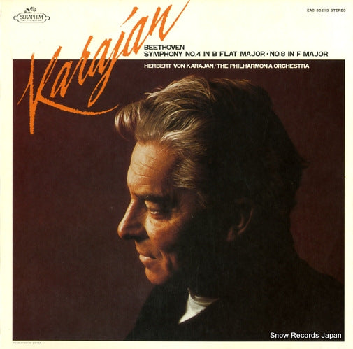 KARAJAN, HERBERT VON beethoven; symphony no.4/no.8 EAC-30213