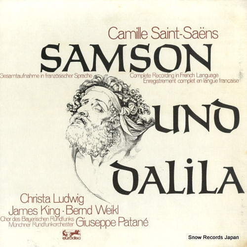 PATANE, GIUSEPPE saint-saens; samson und dalila 86977XGR